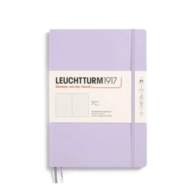 Image de LEUCHTTURM1917 368153 Carnet Composition (B5), Couverture souple, 123 pages numérotées, Lilac, pointillé