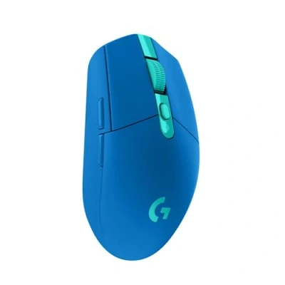 Image de Logitech G305 Souris Gamer sans Fil, Capteur Gaming HERO, 12 000 PPP, Ultra Léger, 6 Boutons Programmables, Batterie Longue Durée, Mémoire Intégrée, Compatible avec PC/Mac Bleu