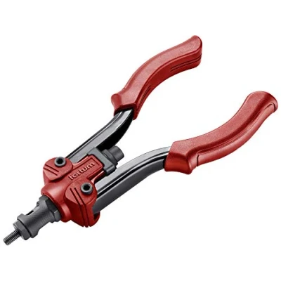 Image de Fortum pince à écrou riveter manuelle pour rivets filetés I écrous M3 M10 en aluminium, laiton, acier et inoxydable 27 cm de long, puissante