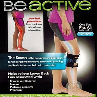 Image de ZQ Beactive Pression Point pour douleurs de Dos d&#039;acupression Nerf Sciatique Be Active Coude Genou Jambe