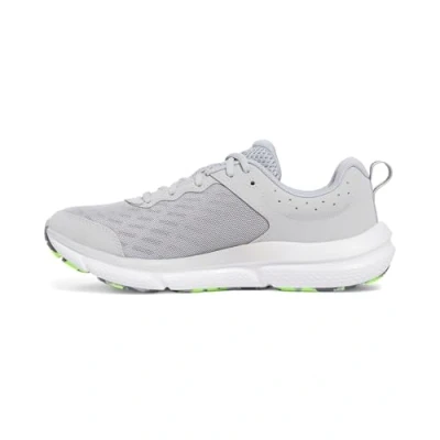 Image de Under Armour Homme UA Charged Assert 10 Chaussures de Course, Mod Gray/Mod Gray/Hyper Green, 46