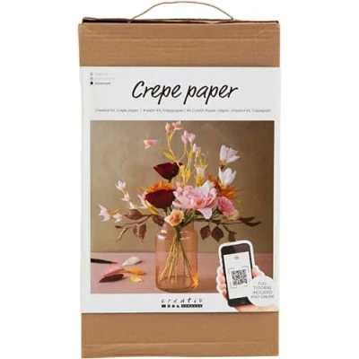 Image de Creativ Company Creative Sets Crepe Paper Bouquet for Crafting Beautiful Decoration