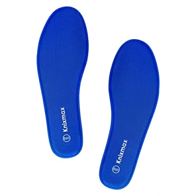 Image de Knixmax Semelles Mémoire de Forme Confort, Chaussures Femme Superbes Absorption des Chocs et un Amorti pour Soulager les Pieds, Respirant Anti Odeur EU 45 (UK 11) Bleu