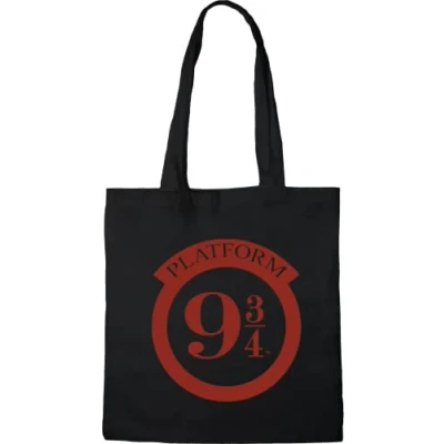 Image de HARRY POTTER TOTE BAG PLATFORM 9 3/4», REFERENCE : BWHAPOMBB006, NOIR, 38 X 40 CM