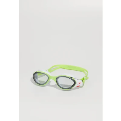 Image de Speedo Unisex Biofuse 2.0 Swimming Goggles Patented Easy Adjustment Anti Fog Leak Enhanced Fit Improved Comfort, Olive Night/Black/Hyper/Smoke, One Size