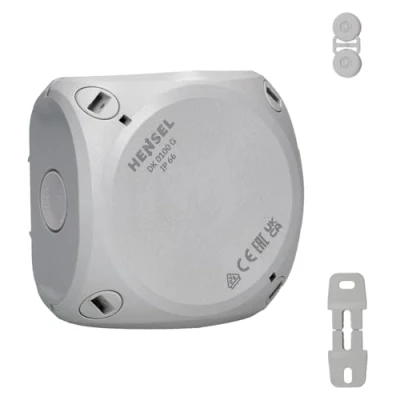 Image de Hensel DK 0100 G Boîte de dérivation pour pièces humides IP 66 jusqu&#039;à 2,5 mm² sans borne