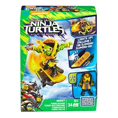 Image de Mega Bloks Tortues Ninja Teenage Mutant : Out of The Shadows Mickey Turbo Board (Dpf76)