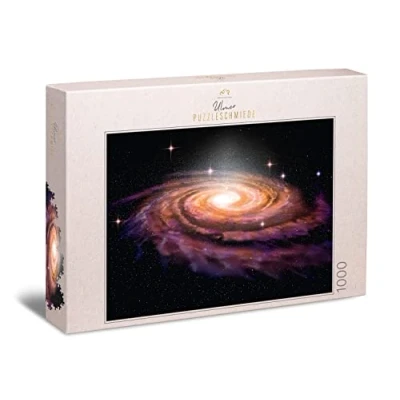 Image de Ulmer Puzzleschmiede Puzzle « Galaxie » 1000 pièces dans l&#039;espace et l&#039;univers Spéculaire en Spirale comme Illustration 3D Brume Andromeda, Astronomie, Galaxy, Deep Space