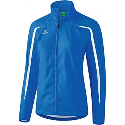 Image de Erima Femme Veste Fonctionnel Running, New Roy/Blanc, 38 EU