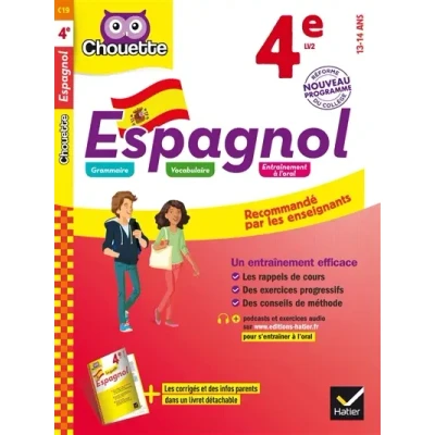 Image de Espagnol 4e LV2 (A1+, A2): cahier d&#039;entraînement et de révision Livre d’occasion Très bon