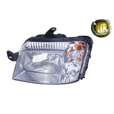 Image de ALKAR 2741014 Phares gauche W5W, H4, PY21W blanc jaune avec moteur électrique FIAT: Panda II 5 portes