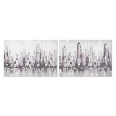 Image de Tableau HOME ESPRIT New York Loft 100 x 70 cm Multicolore 2 unités