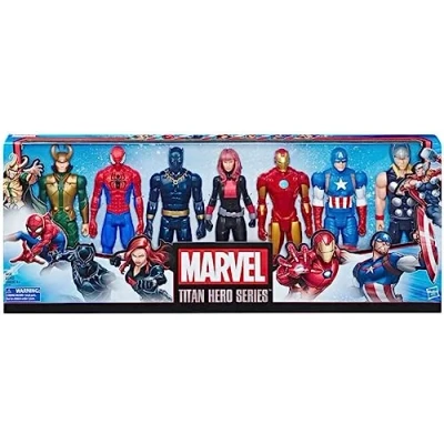 Image de Pack de 7 figurines Marvel Avengers