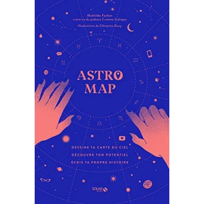 Image de Astro Map Livre d&#039;astrologie, Astrojournal à compléter et Poster de la carte du ciel personnaliser, Guide pour découvrir son... d’occasion
