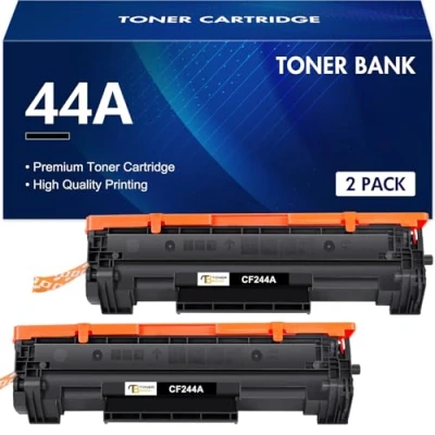 Image de Lot de 2 Cartouches Toner 44A CF244A compatibles avec HP MFP M28w Laserjet Pro M15w M15a M28a M16w M16a M28 M29w M29a M29 M15 M16 Noir