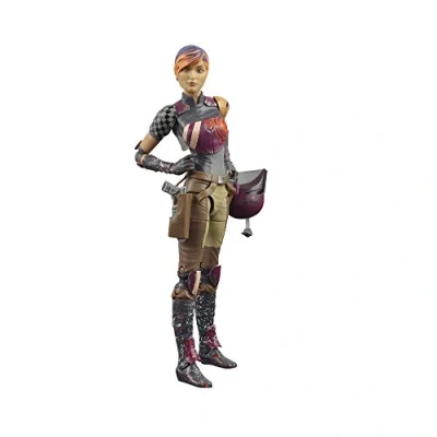 Image de Star Wars The Black Series Sabine Wren Toy Figurine de Collection Rebels à l&#039;échelle 15 cm Jouets pour Enfants partir 4 Ans