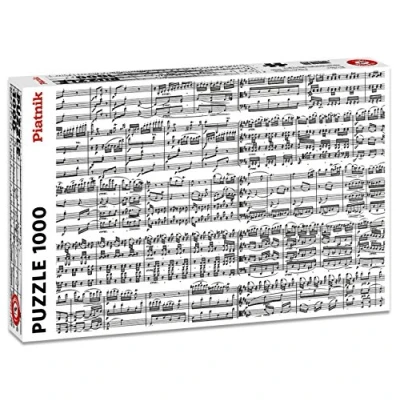 Image de Piatnik Musical Notes 1000 Musique Puzzle Challenge pièces Fabriqué en Autriche 5434, Multicolore