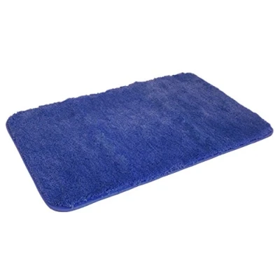 Image de Kinzler Housse de Couvercle WC en Microfibre Haute qualité, Polyester, Silber, 50 x 80 cm