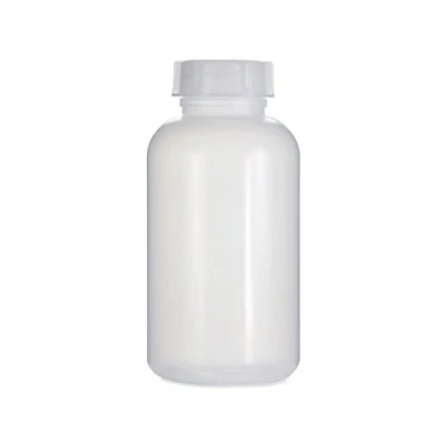 Image de Bouteille à col Large de 2000 ML en LDPE avec Bouchon vis, Chimie Vide 2 litres, Laboratoire Couvercle comme récipient Stockage pour Le