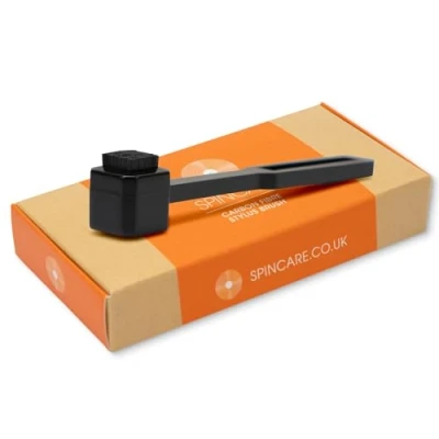 Image de Brosse Stylet Platine Vinyle Par SPINCARE Professionale Antistatique Douce en Fibres de Carbone Pour Nettoyage Diamant Tourne Disque Nettoyeur Entretien Stylus