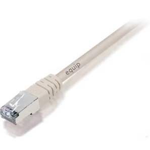 Image de Equip Câble Patch Cat5e SF/UTP 2 x RJ45 en polyéthylène Beige 1 m