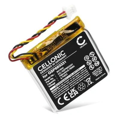 Image de CELLONIC® Batterie GSP683331 600mAh Compatible avec JBL Live 660, 660NC Reparation Casque Audio Headset sans Fil, accu Rechange Remplacement