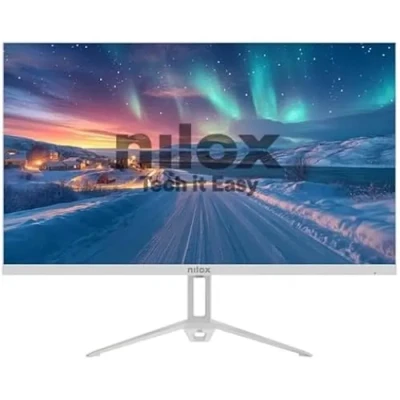 Image de Nilox NXM24FHD100W écran plat de PC 60,5 cm (23.8 ) 1920 x 1980 pixels Full HD LED Blanc Neuf