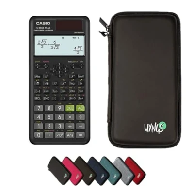 Image de CALCUSO Ensemble de Base Noir avec Calculatrice Casio fx 85ES Plus 2nd Edition (Anglais)