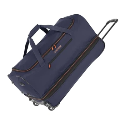 Image de Travelite Valise à roulettes Dark BLUE, Taille: One Size, blue