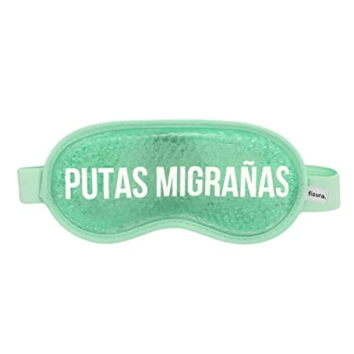 Image de FISURA Masque pour les yeux en gel froid &quot;P*tas Migrañas&quot;. migraine Réutilisable. yeux. 18,5 cm x 9