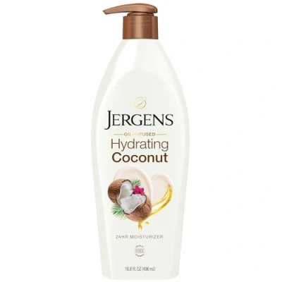 Image de Jergens Hydrating Coconut Lotion, 16.8 Ounce , 496 Ml (Lot De 1)