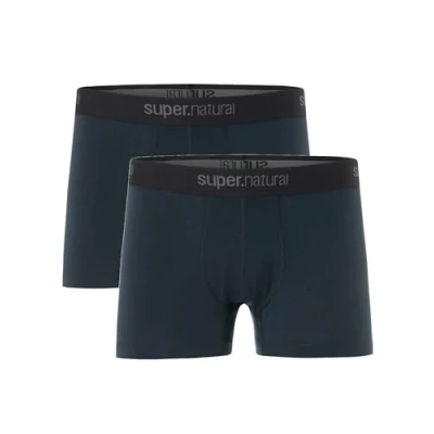 Image de super.natural M Tundra175 Boxer 2 Pack Caleçon Boxeur, Noir Jet/Noir de Jais, XL (Lot 2) Hommes