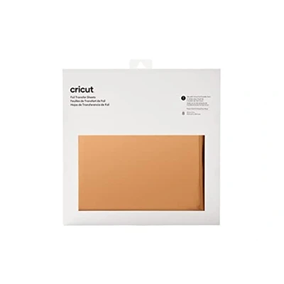 Image de Cricut Feuille de transfert Or rose 30,5 cm x (12 12) 8 feuilles Pour une utilisation avec toutes les machines coupe Cricut. Nécessite un outil en papier d&#039;aluminium.