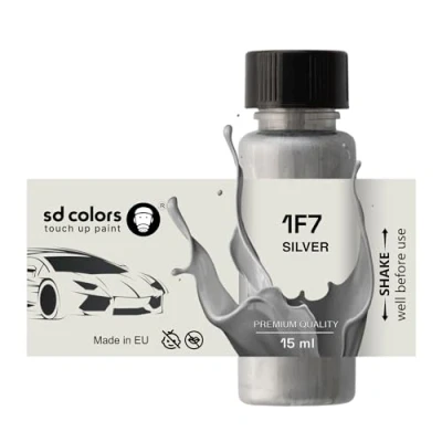 Image de SD COLORS 1F7 Peinture de retouche Argenté 15 ML