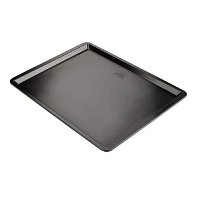Image de Zenker Plaque de Cuisson et à Biscuits Black Metallic Résistante la Chaleur jusqu&#039;à 230 C 420 x 320 15 mm