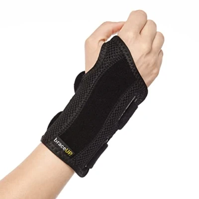Image de BraceUP Attelle Poignet, Orthese Poignet Protege Attelles Pour Main et Tendinite de Quervain (Droite, S/M)
