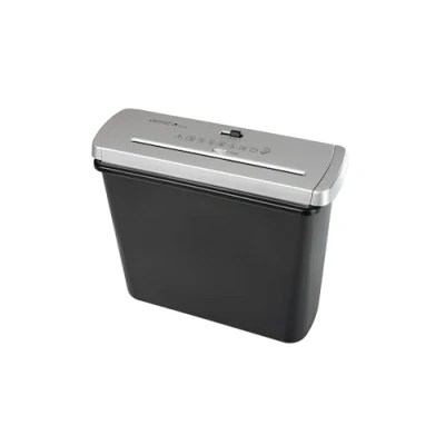 Image de Genie 106 S Vario Embout destructeur de documents pour toute corbeille à papier (jusqu&#039;à 6 feuilles, coupe en bandes) avec silber