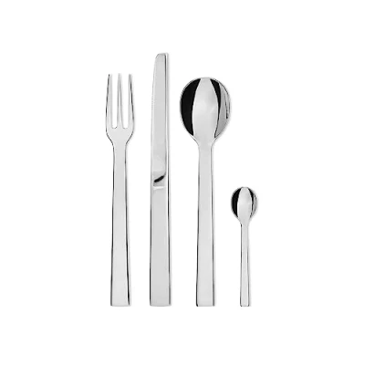Image de Alessi Cutlery Set Santiago DC05S24 24 Piece by David Chipperfield