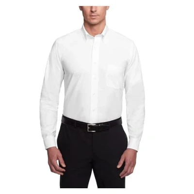 Image de Van Heusen Chemise habillée pour Homme, Blanc, XXL