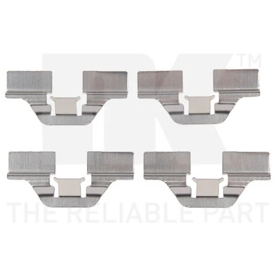 Image de NK 7947211 Kit d&#039;accessoires, plaquette de frein à disque RENAULT: CLIO 3, MEGANE 4, 3 Coupe, CITROËN: C3 Picasso, I 3/5 portes