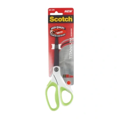 Image de Scotch Ciseaux Titane Non Adhérents, Vert 20 cm Garantie à Vie