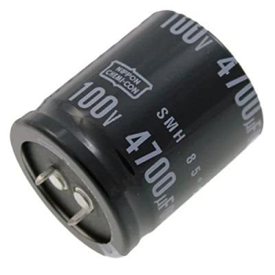 Image de Condensateur Elko radial 4700µF 100V électrolytique Snap In jusqu&#039;à 85C 4700uF Electrolytic Capacitor from United Chemi Con