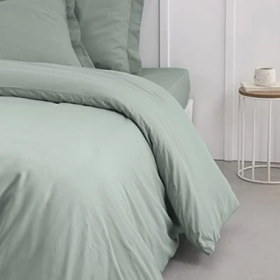 Image de Today Housse de Couette 220X240 2 Personnes Coton Celadon