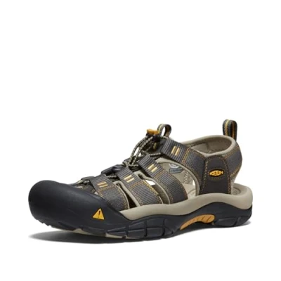 Image de KEEN Newport H2 Sandalen Homme, Raven/Aluminum, 49 EU
