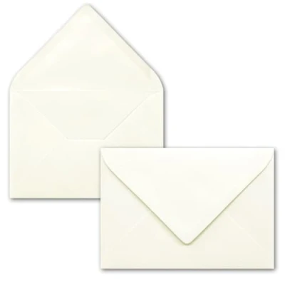 Image de 50x enveloppes C6 couleur: caramel (marron) 11,4 x 16,2 cm fermeture: gommée pour papier A4, A5, A6 et invitations, salutations lettres FarbenFroh by GUSTAV NEUSER