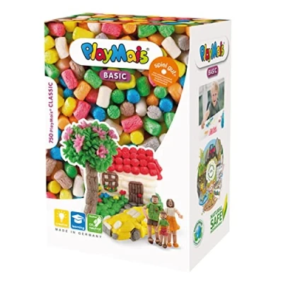 Image de PlayMais Basic Large Jeu de Construction pour Les Enfants à partir 3 Ans Plus 700 pièces stimule la créativité et motricité Cadeau Parfait Filles garçons Made in Germany