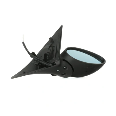 Image de Rétroviseur extérieur Tyc 301 0021 droit noir convexe, teinté en bleu, chauffant, avec capteur de température, pour ajustage électrique des rétroviseu