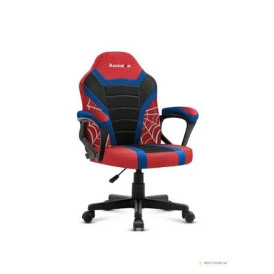 Image de huzaro Ranger 1.0 Chaise Gaming Fauteuil pour Enfants Gamer de Jeu Design Ergonomique Hauteur réglable 80mm Accoudoirs Moelleux Tissu Respirant Spider