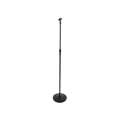 Image de HQ Power support de microphone droit avec base ronde, réglable en hauteur, y compris un
