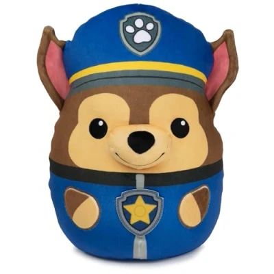 Image de Paw Patrol Gund La Pat Patrouille Peluche Chase Taille 30 cm Chien Lavable en Surface Jouet Premier Age Bébé 1 an et +